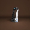 Black and white striped food delivery robot intelligent catering service equipment Application Scenario